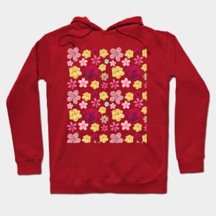 floral pattern Hoodie